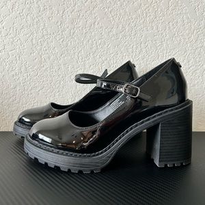 •Madden NYC• Platform Mary Jane Heels Size 7.5
